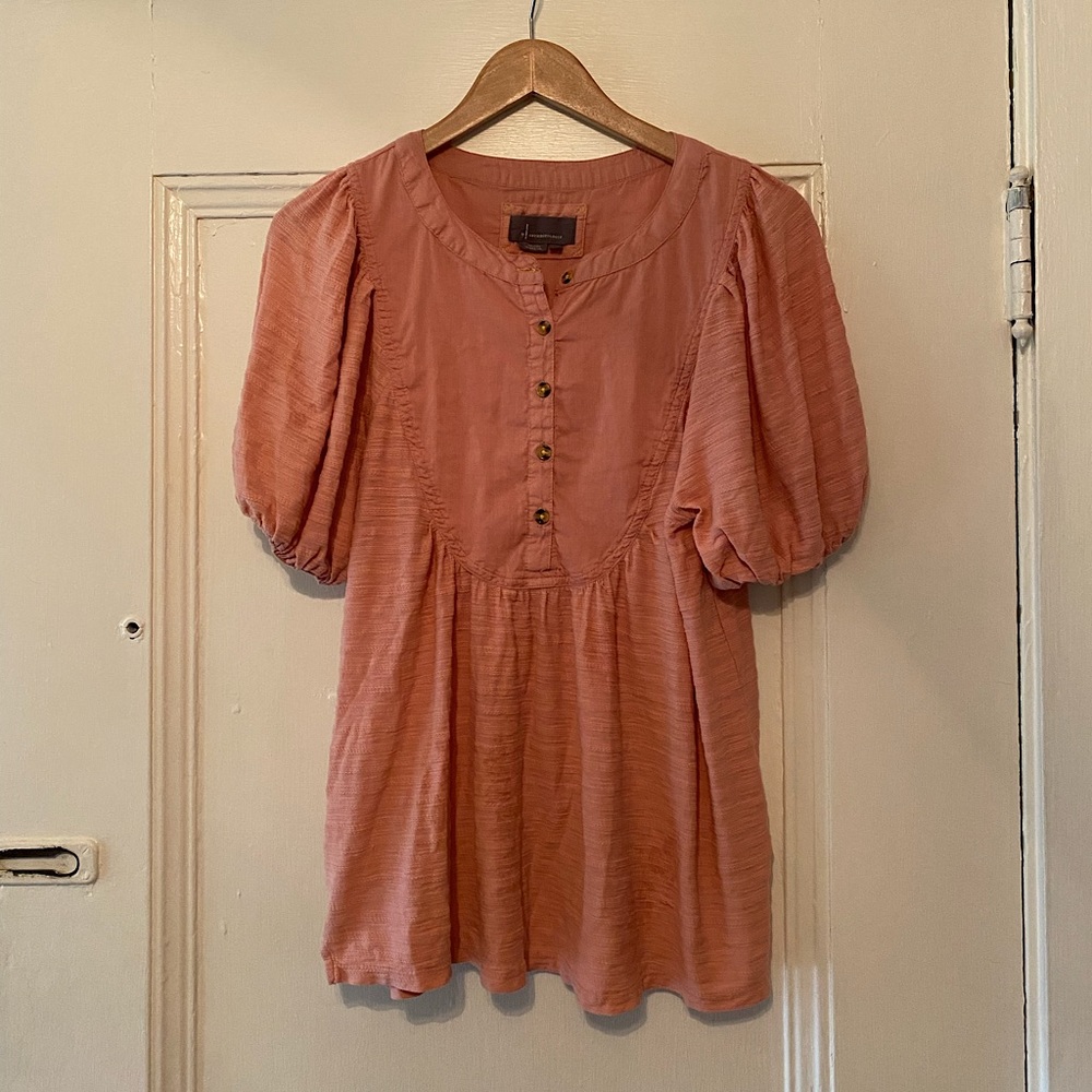 Anthropologie Puff Sleeve Top